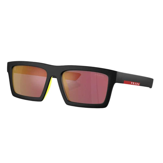 Prada PS02ZSU55BO Men's Rectangle Mirrored Sunglasses