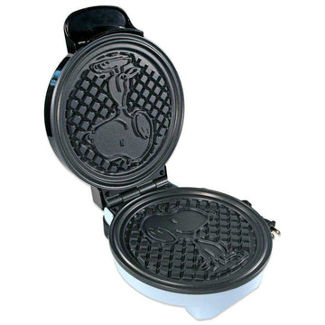 Uncanny Brands WM1/PEA/SN2 Peanuts Snoopy Waffle Maker - Black/Blue