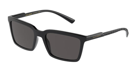 Dolce & Gabbana Black Dark Grey Sunglasses