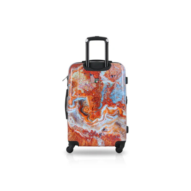 Tucci Italy 28" Printed Fashion Travel Suitcase - Turkish Marble