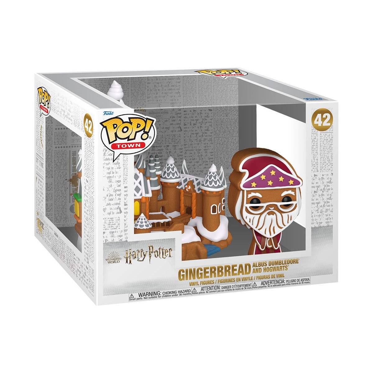 Funko Pop! Town Gingerbread Albus Dumbledore and Hogwarts Figure