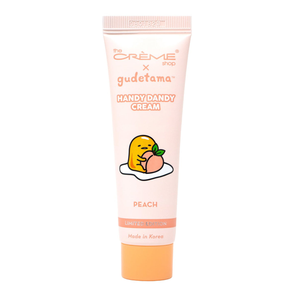 The Crème Shop x Hello Kitty Gudetama Handy Dandy Cream - Peach