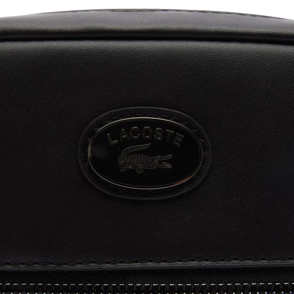 Lacoste Monogram Satchel - Black