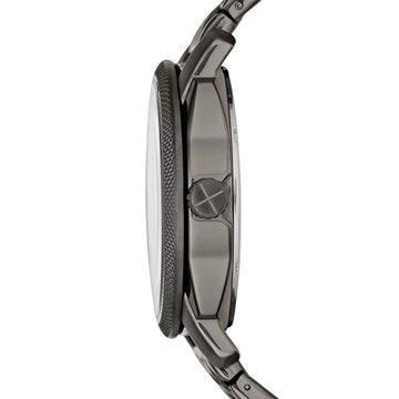 Fossil Machine Men's 42mm Gray Bracelet Watch - Black Dial