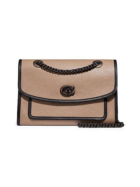 Parker Leather Shoulder Bag