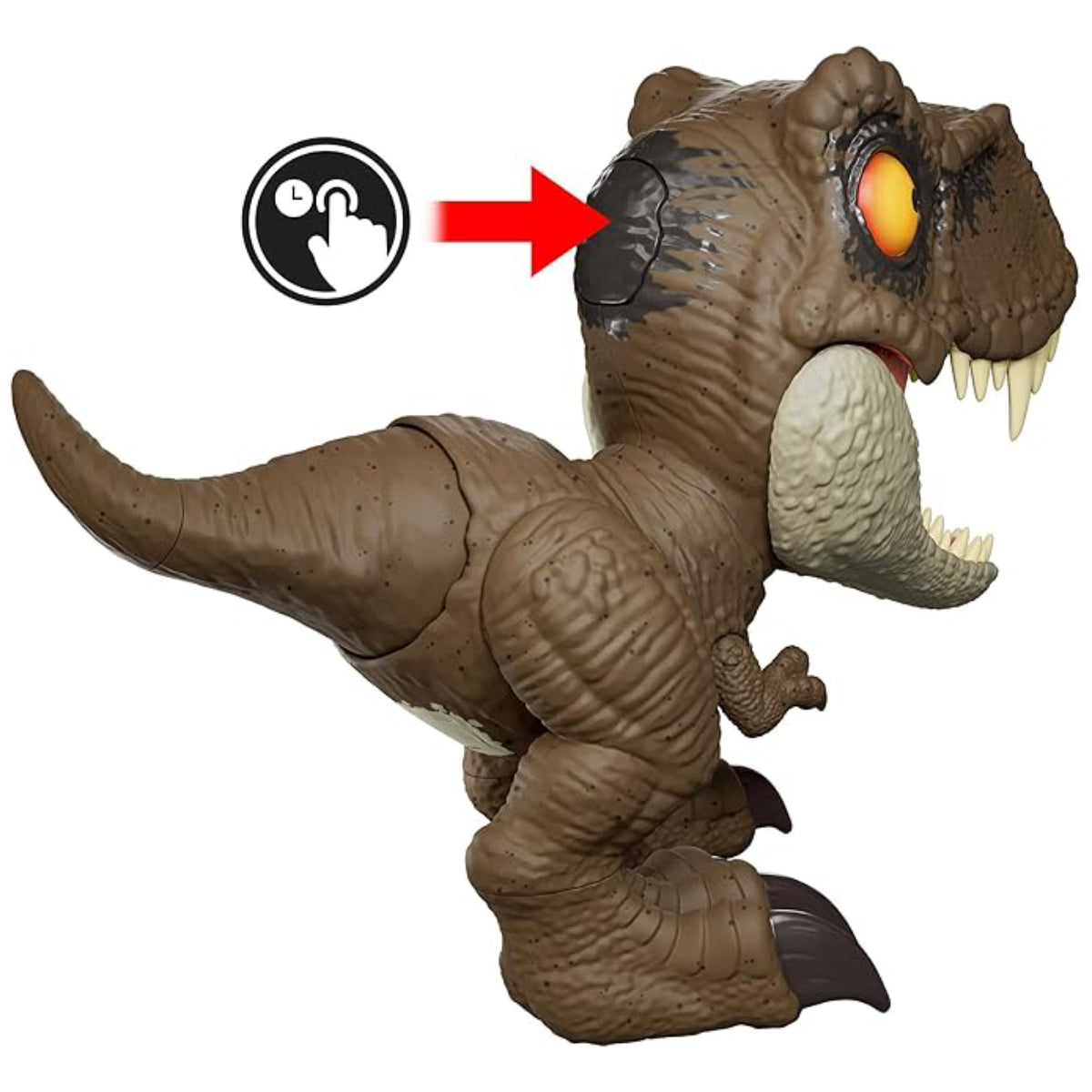 Jurassic World Roar Command Tyrannosaurus Rex Action Figure - Brown