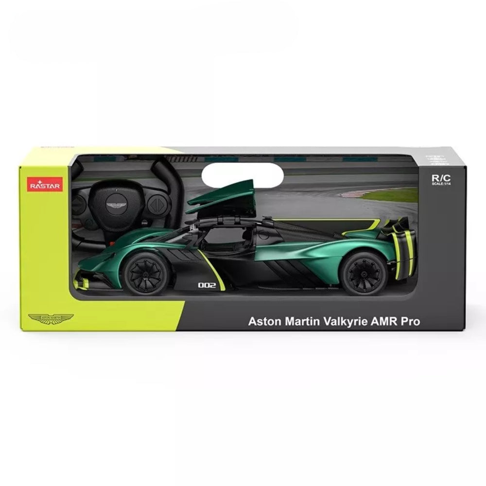 Rastar 1:14 Aston Martin Valkyrie AMR Pro Remote Control Car - Dark Green