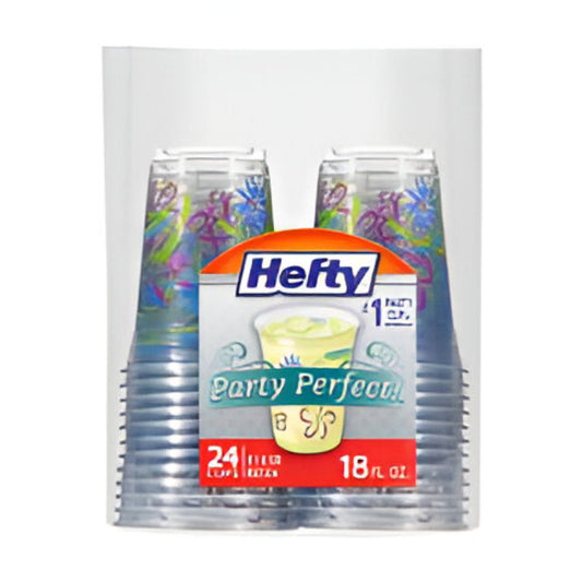 Hefty 18 oz Party Perfect Plastic Cups (24-Count)