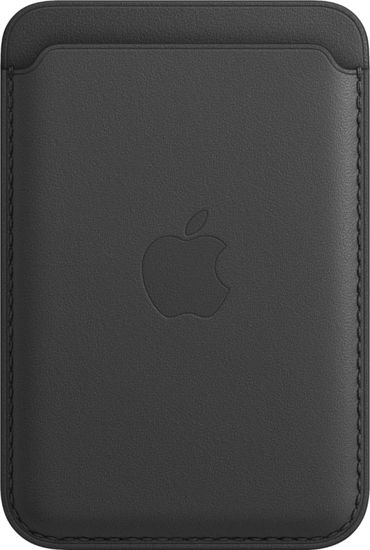 Apple - iPhone Leather Wallet with MagSafe - Black