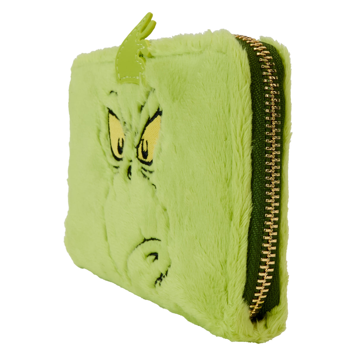 Loungefly Dr. Seuss Plush Cosplay Glow Zip Around Wallet - Green