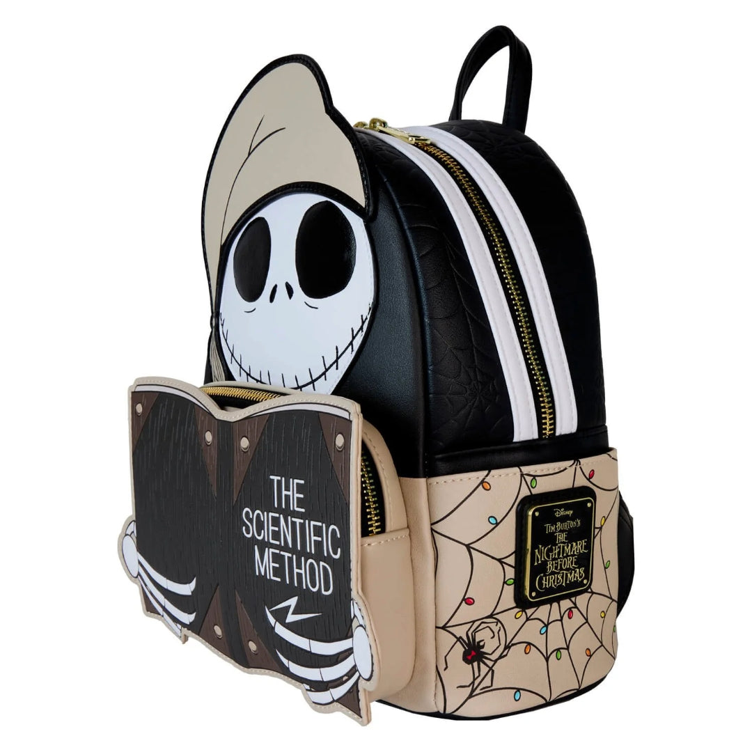 Loungefly Disney Nightmare Before Christmas Bedtime Jack with Scientific Method Backpack