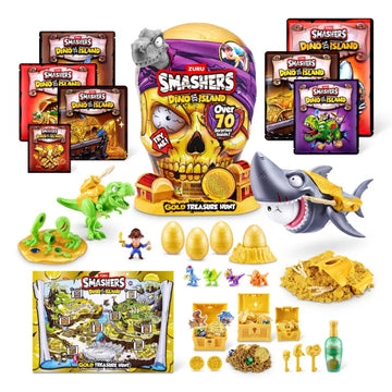 Smashers Dino Island Gold Treasure Hunt Mini Figure Set - Assorted