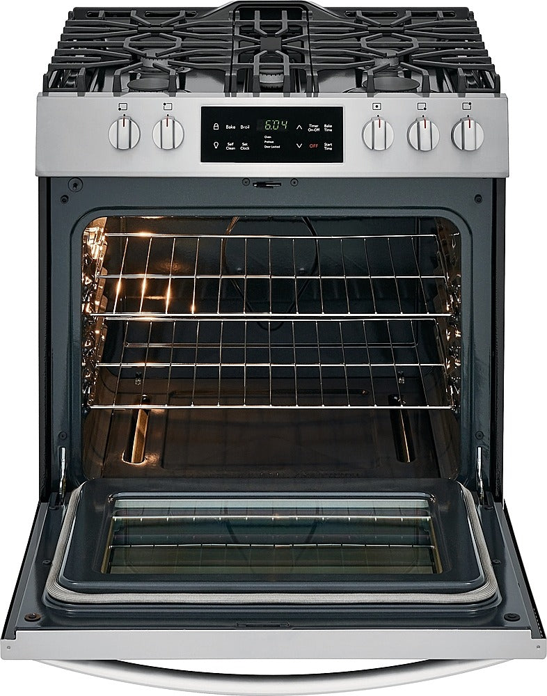 Frigidaire FFGH3054US 5.0 cu.ft. 30" Front Control Free Standing Gas Range - Stainless Steel - Curacao