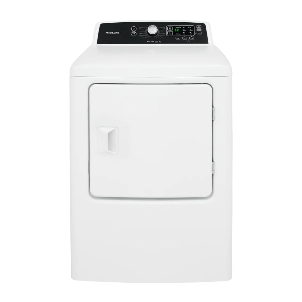 Frigidaire FFRE4120SW 6.7 cu.ft. Front Load Electric Dryer - White - Curacao