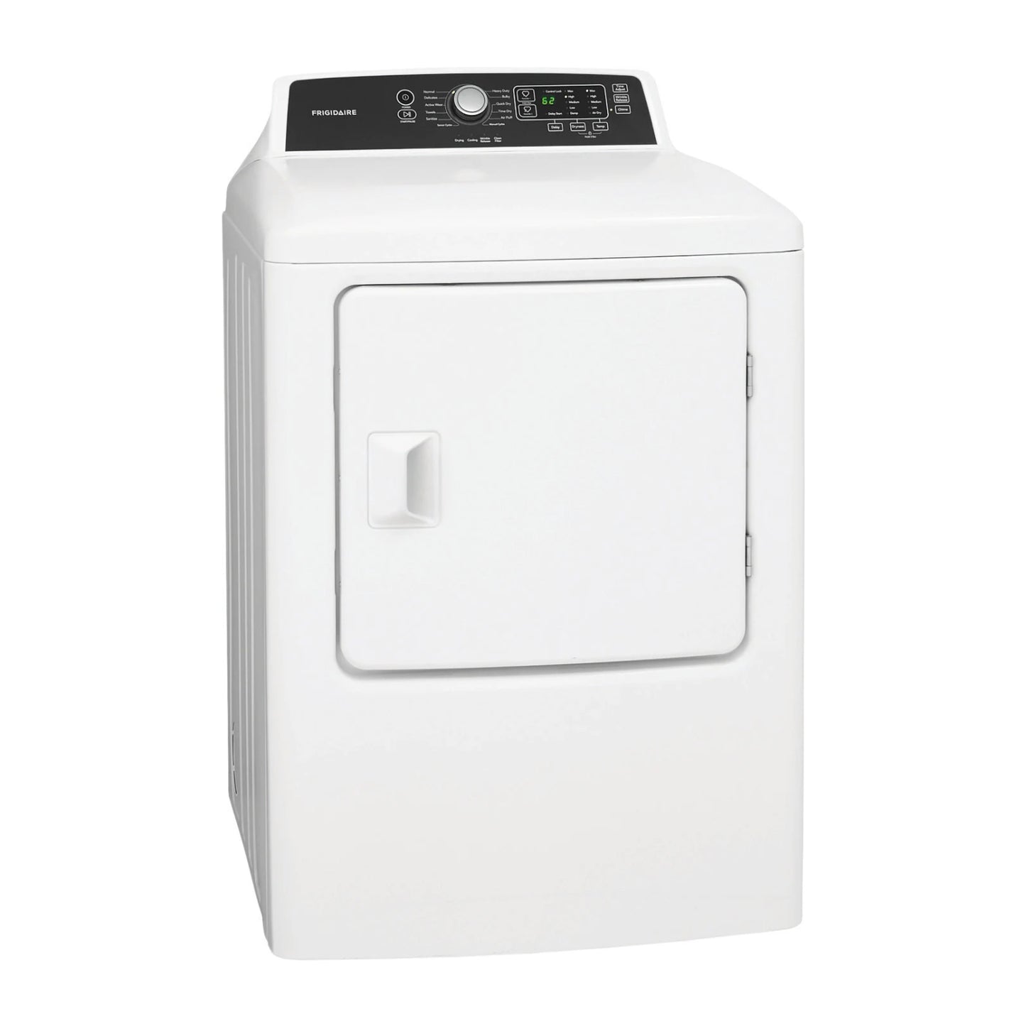 Frigidaire FFRE4120SW 6.7 cu.ft. Front Load Electric Dryer - White - Curacao