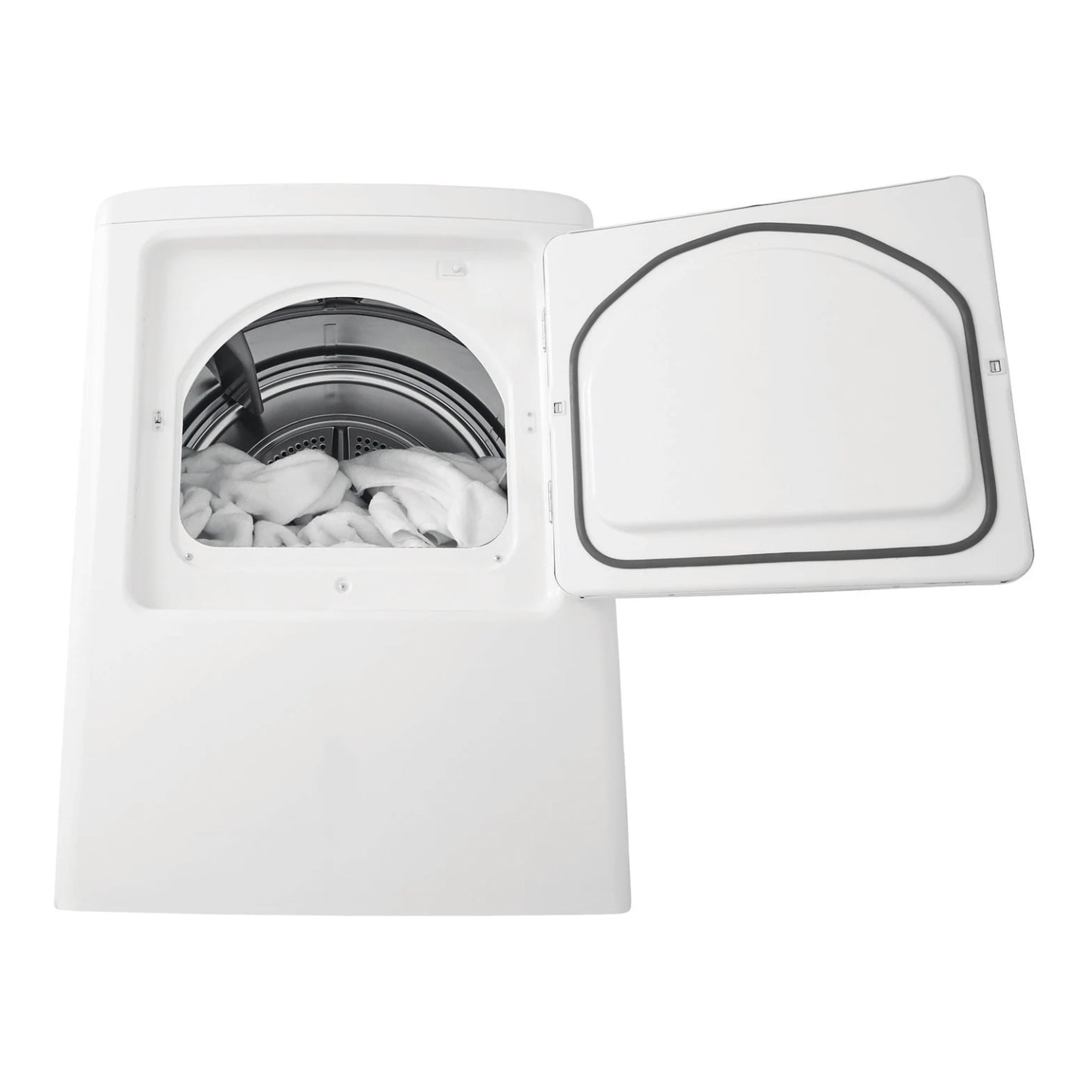 Frigidaire FFRE4120SW 6.7 cu.ft. Front Load Electric Dryer - White - Curacao