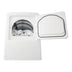 Frigidaire FFRE4120SW 6.7 cu.ft. Front Load Electric Dryer - White - Curacao