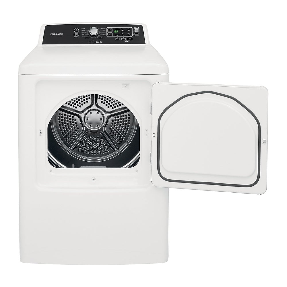 Frigidaire FFRG4120SW 6.7 cu.ft. Freestanding Gas Dryer - White - Curacao