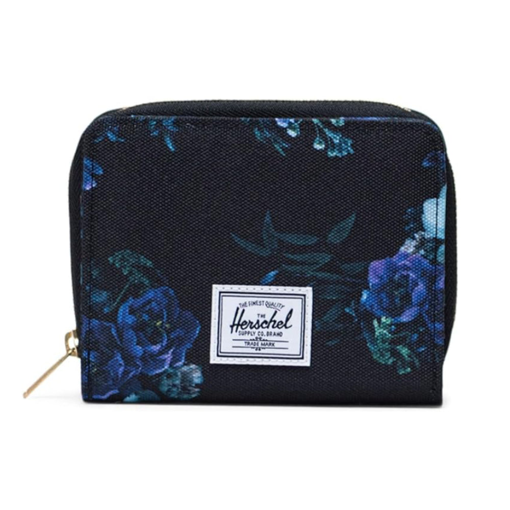 Paquete: Mochila Herschel Retreat de 23 l, diseño floral de noche + Cartera Herschel Georgia, diseño floral de noche