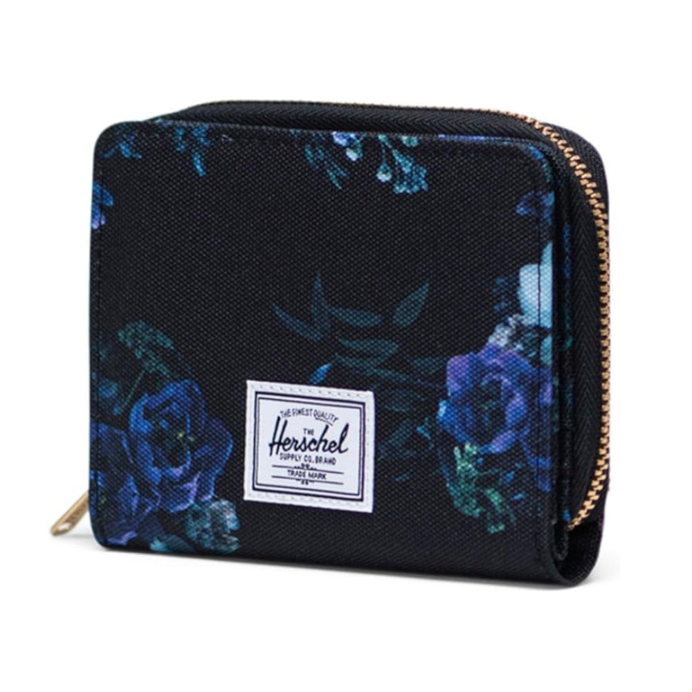 Paquete: Mochila Herschel Retreat de 23 l, diseño floral de noche + Cartera Herschel Georgia, diseño floral de noche