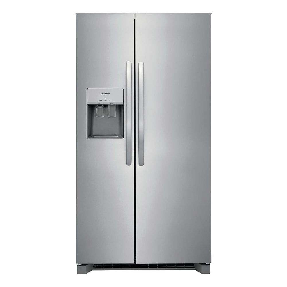 Frigidaire FRSS2623AS 25.6 . Refrigerador de dos puertas con dispensador - Acero inoxidable 