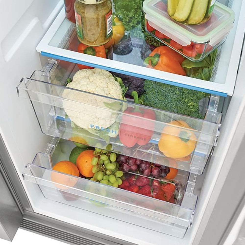 Frigidaire FRSS2623AS 25.6 . Refrigerador de dos puertas con dispensador - Acero inoxidable 