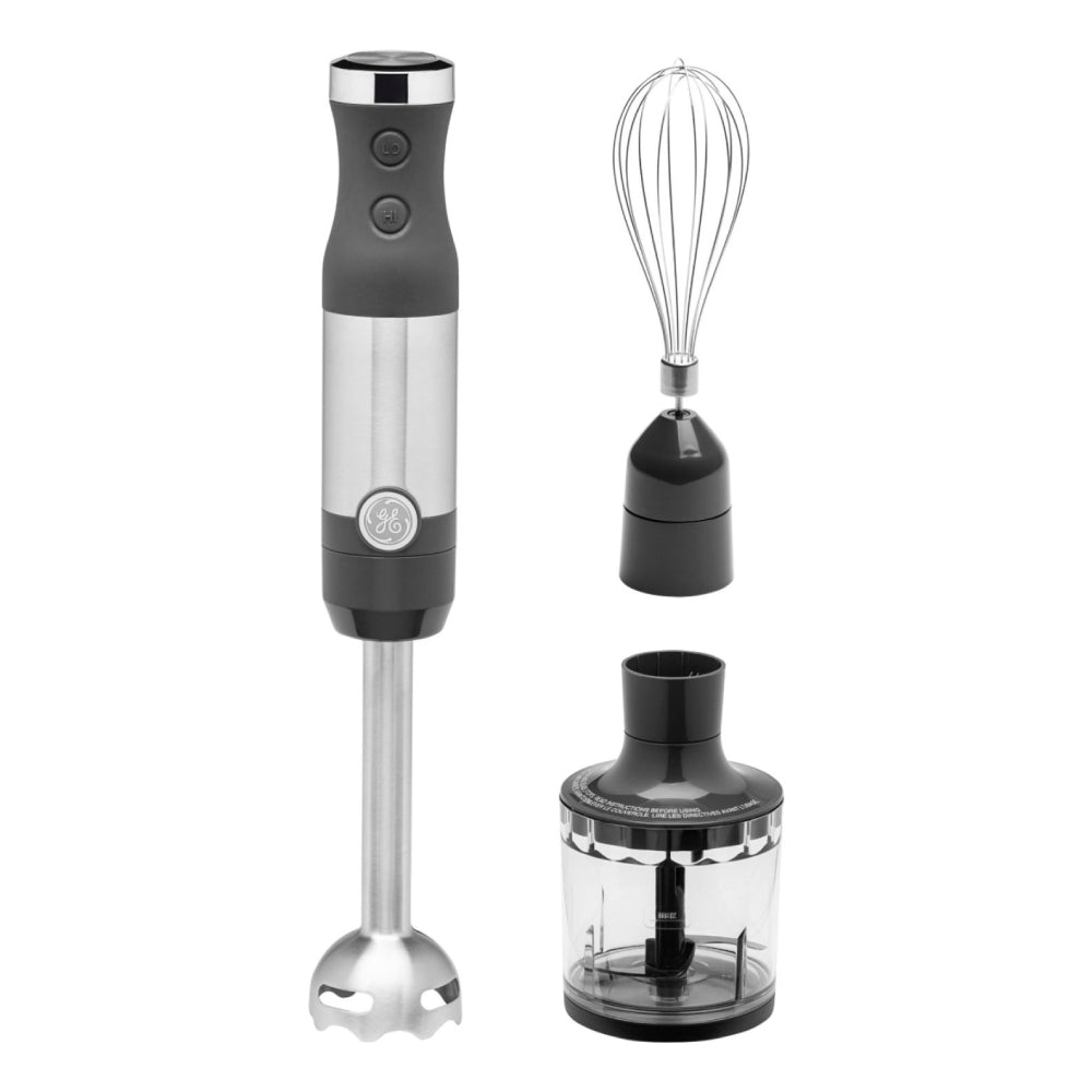 GE G8H1AASSPSS 500 Watt Immersion Handheld Blender (4-Piece) - Stainless Steel