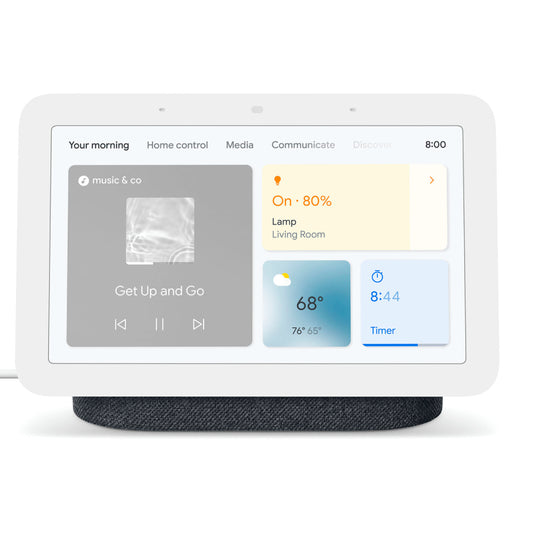 Pantalla inteligente Google Nest Hub de segunda generación con Asistente de Google: color carbón 