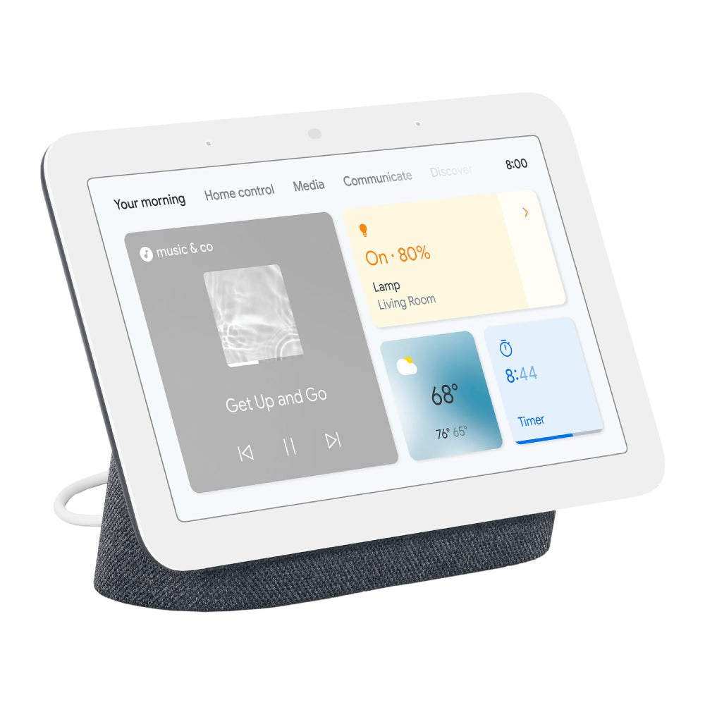 Pantalla inteligente Google Nest Hub de segunda generación con Asistente de Google: color carbón 