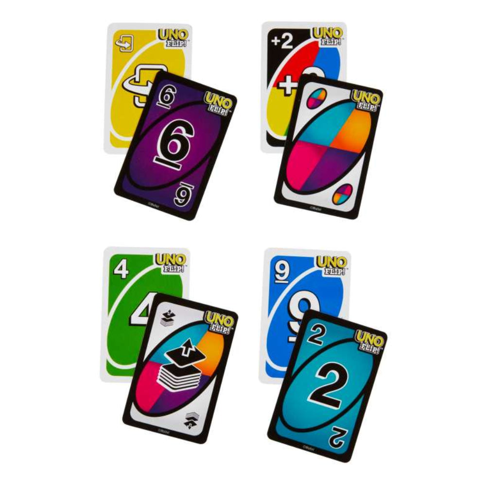 Juego de cartas de dos caras UNO Flip!