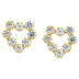 Marathon Women's Open Heart Earrings in 14K Yellow Gold - Curacao