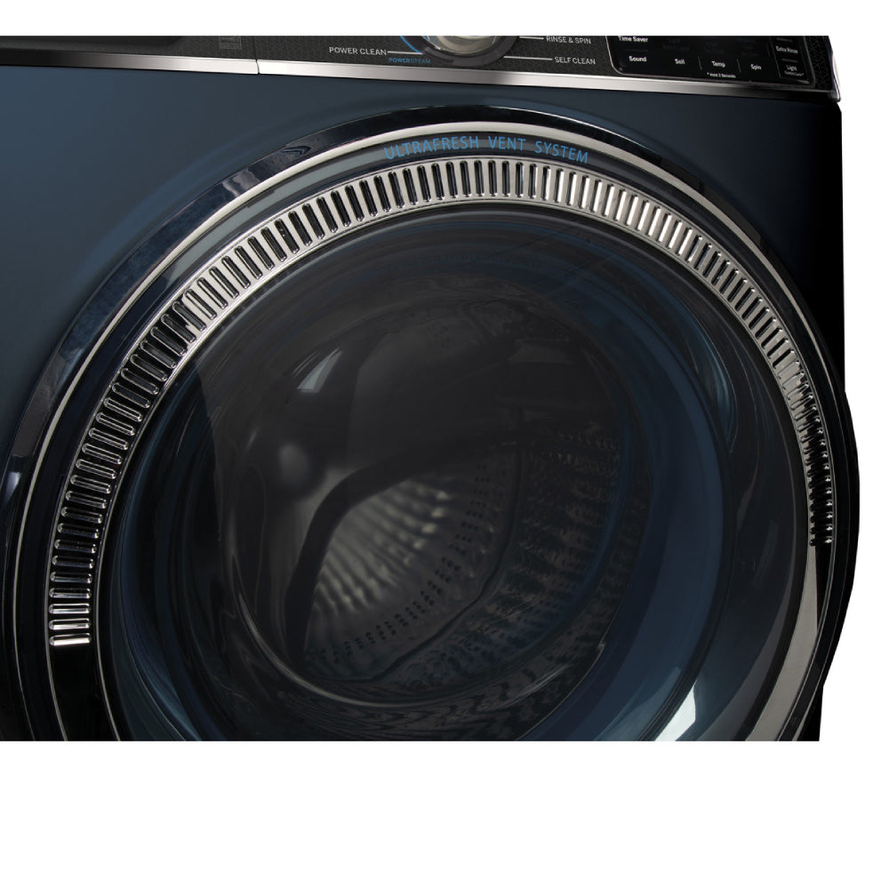GE GFW850SPNRS 5.0 cu.ft. Smart Front Load Steam Washer with Smart Dispense - Sapphire Blue - Curacao