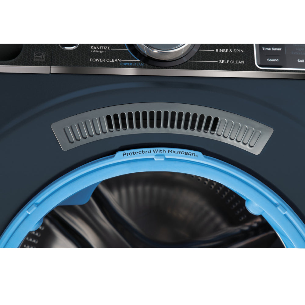 GE GFW850SPNRS 5.0 cu.ft. Smart Front Load Steam Washer with Smart Dispense - Sapphire Blue - Curacao