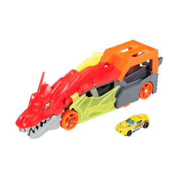 Hot Wheels City Dragon Launch Themed Transporter Toy