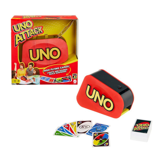 Juego de cartas UNO Attack con lanzador de cartas