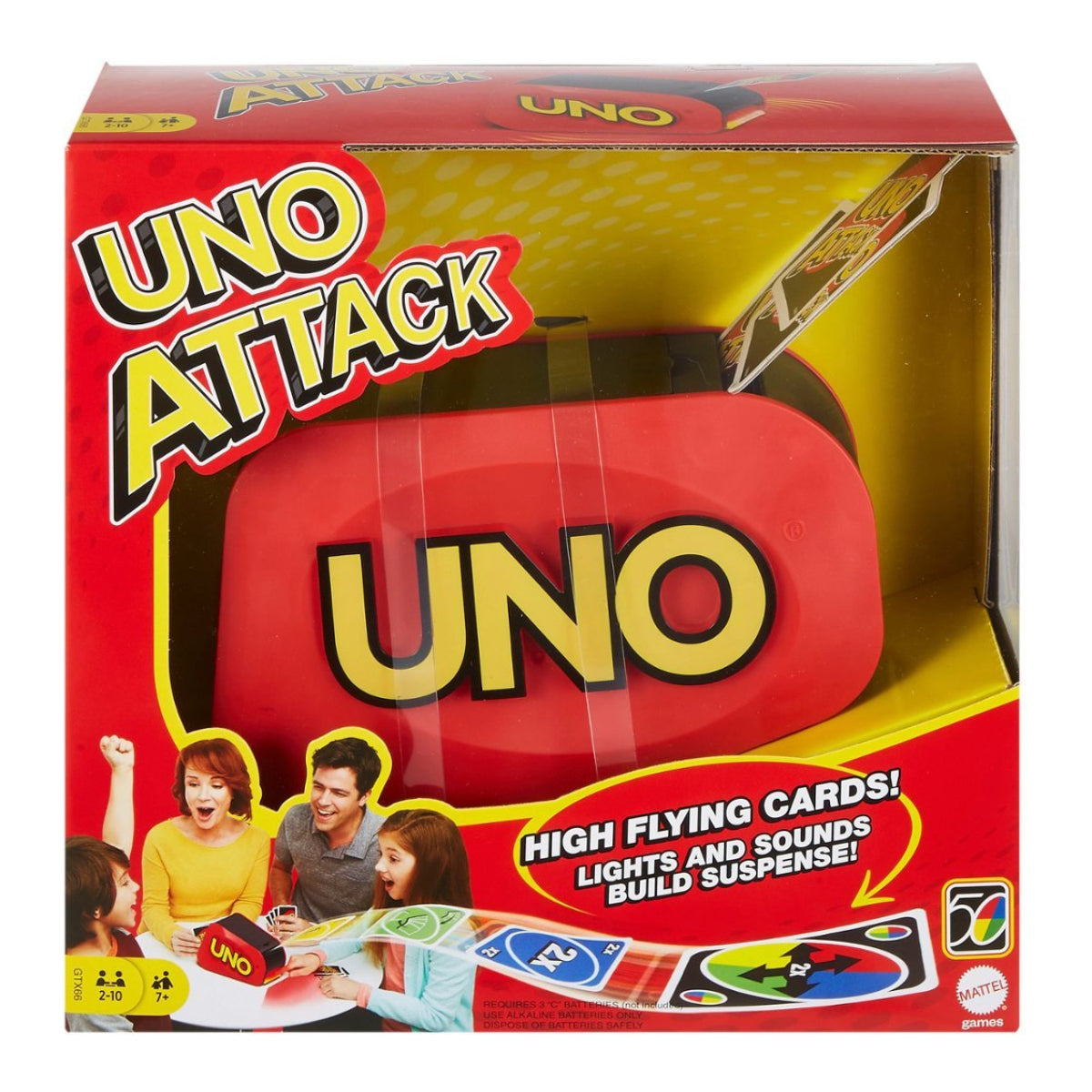 UNO Attack Card Game with Card Launcher