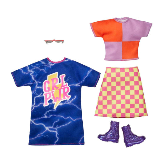 Barbie Clothes Outfits and Accessories (Set of 2) for Barbie Doll - Assorted