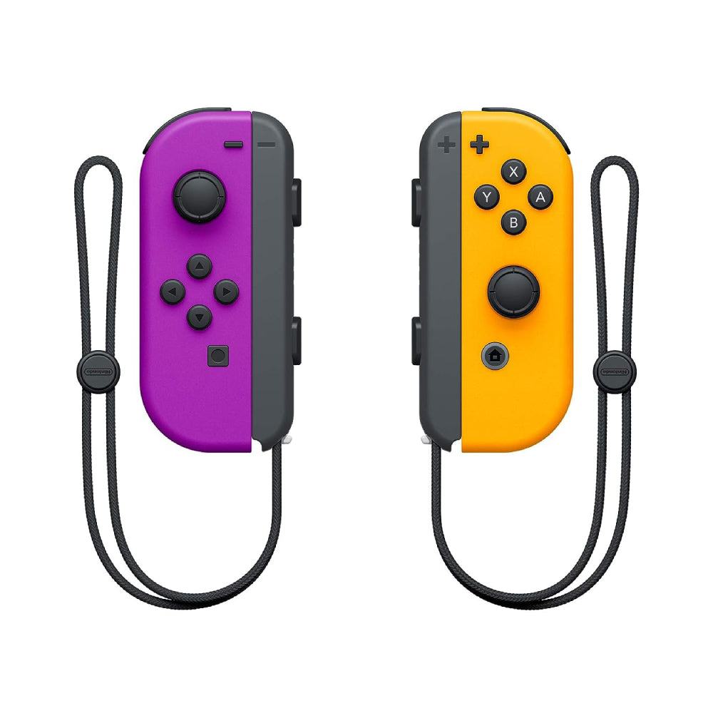 Mandos inalámbricos Nintendo Joy-Con L/R para Nintendo Switch: morado neón y naranja neón