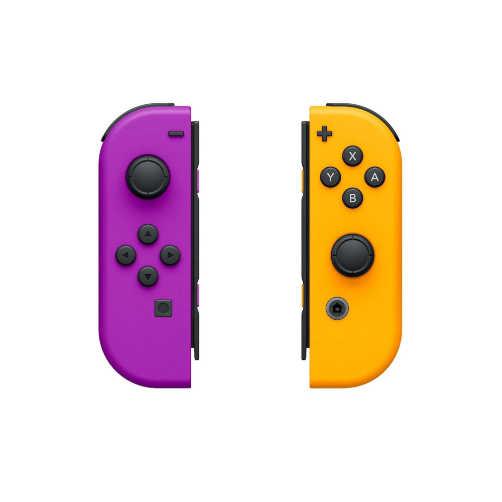 Mandos inalámbricos Nintendo Joy-Con L/R para Nintendo Switch: morado neón y naranja neón