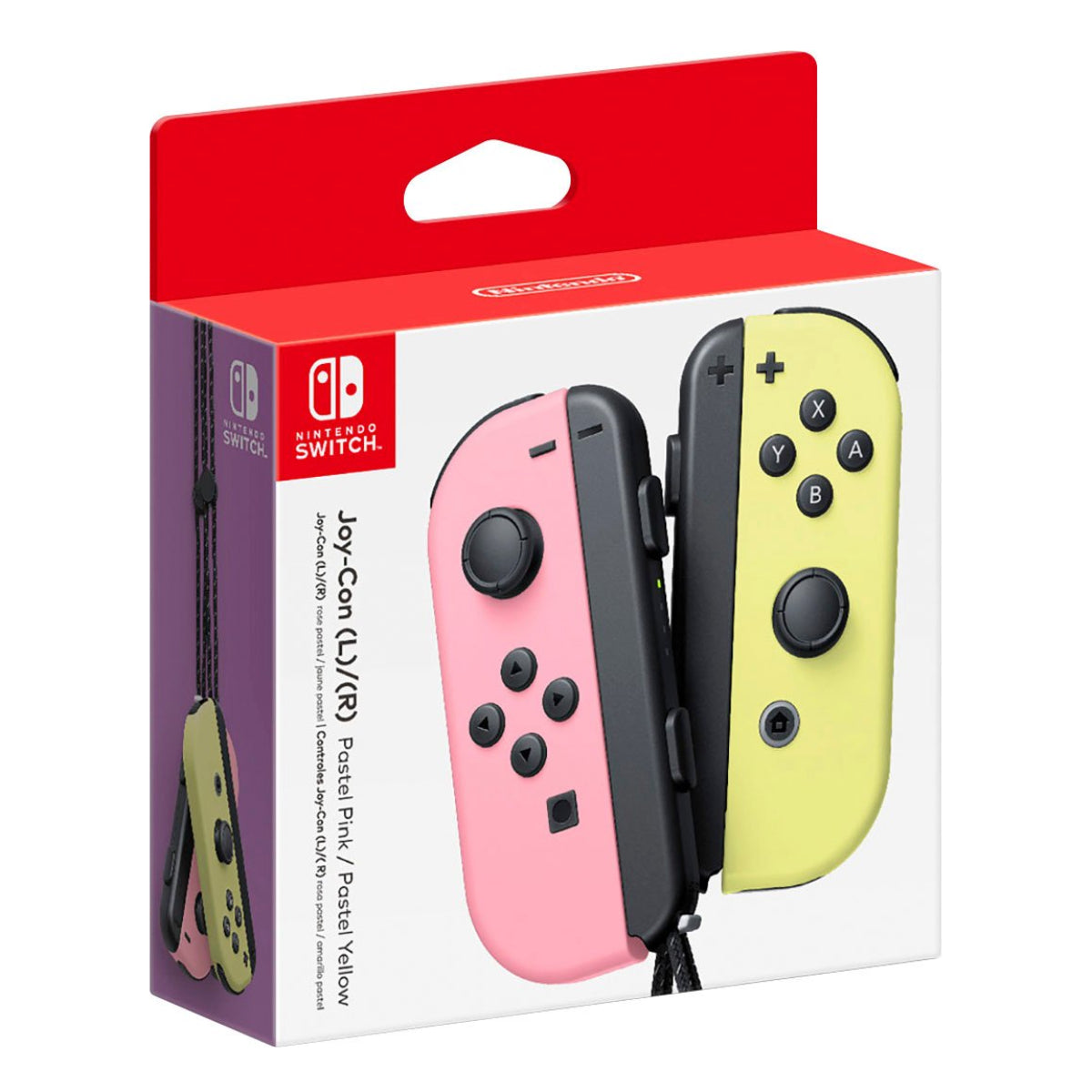 Nintendo Switch Joy-Con (L/R) Wireless Controllers - Pastel Pink/Pastel Yellow