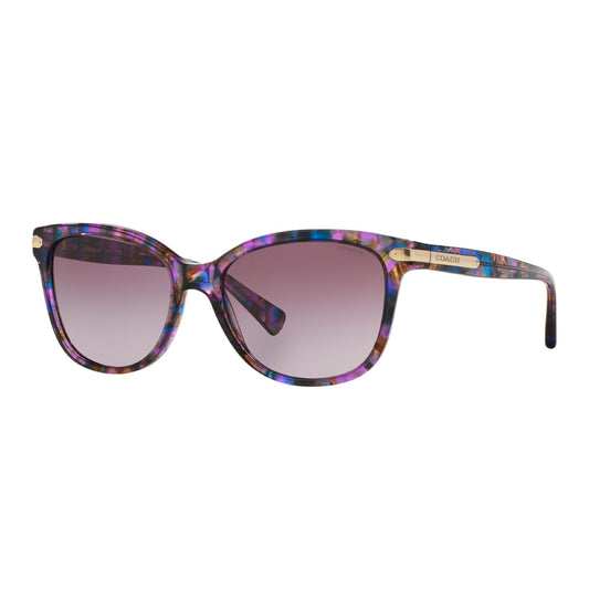 Coach HC8132 Sunglasses - Confetti Purple/Purple Gradient - Curacao