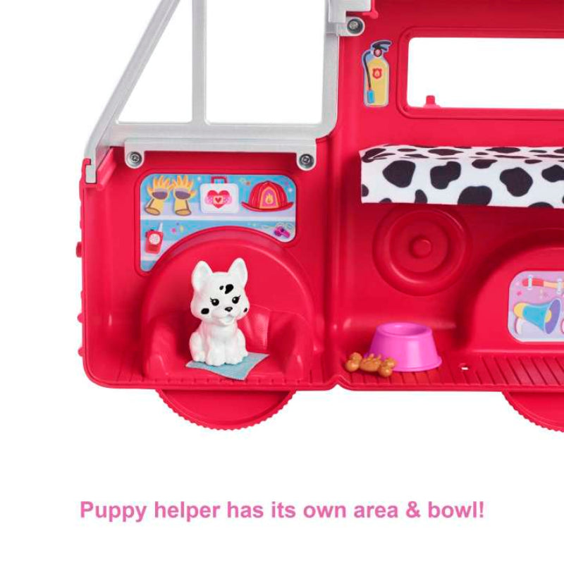 Barbie Chelsea Fire Truck Playset (17-Pieces)