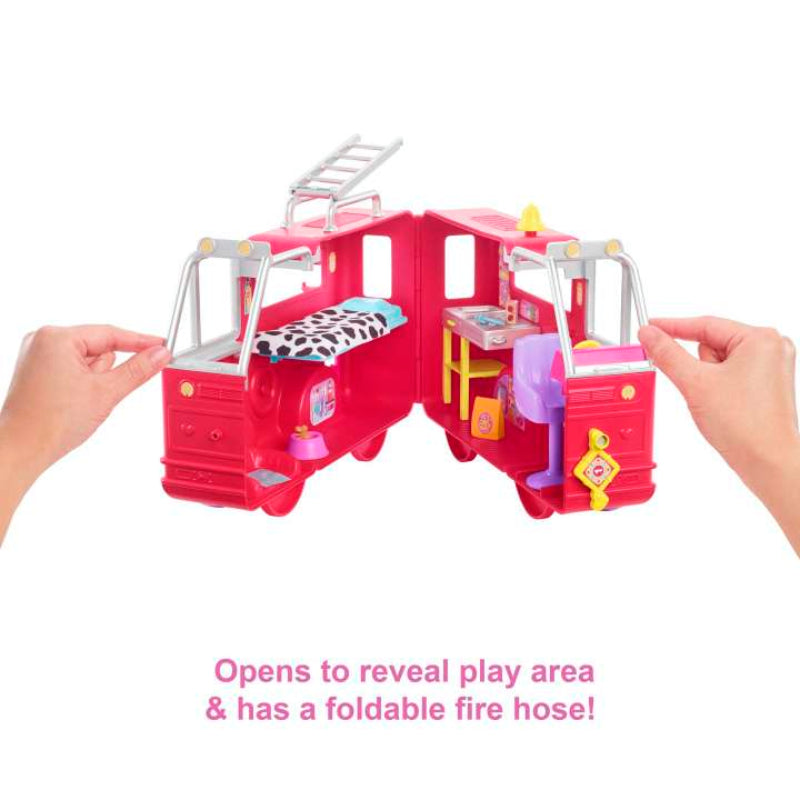 Barbie Chelsea Fire Truck Playset (17-Pieces)