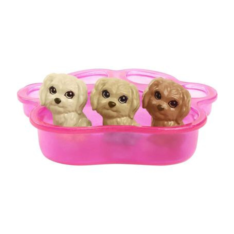 Barbie Newborn Pups Playset (14-Pieces)