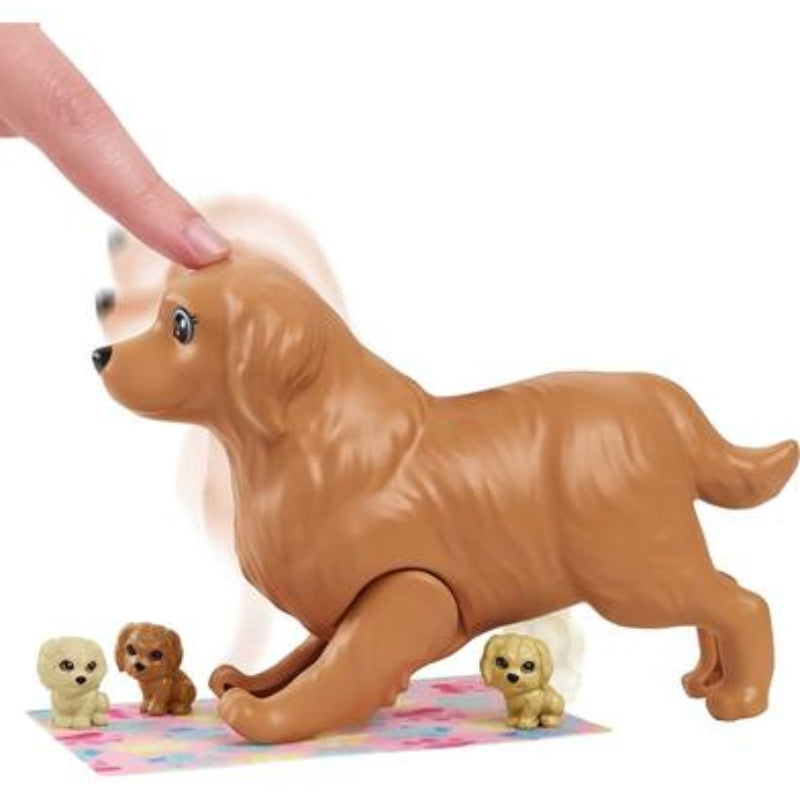 Juego de cachorros recién nacidos de Barbie (14 piezas)