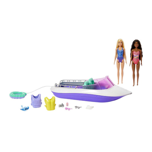 Barbie Mermaid Power Dolls, Boat and Accessories