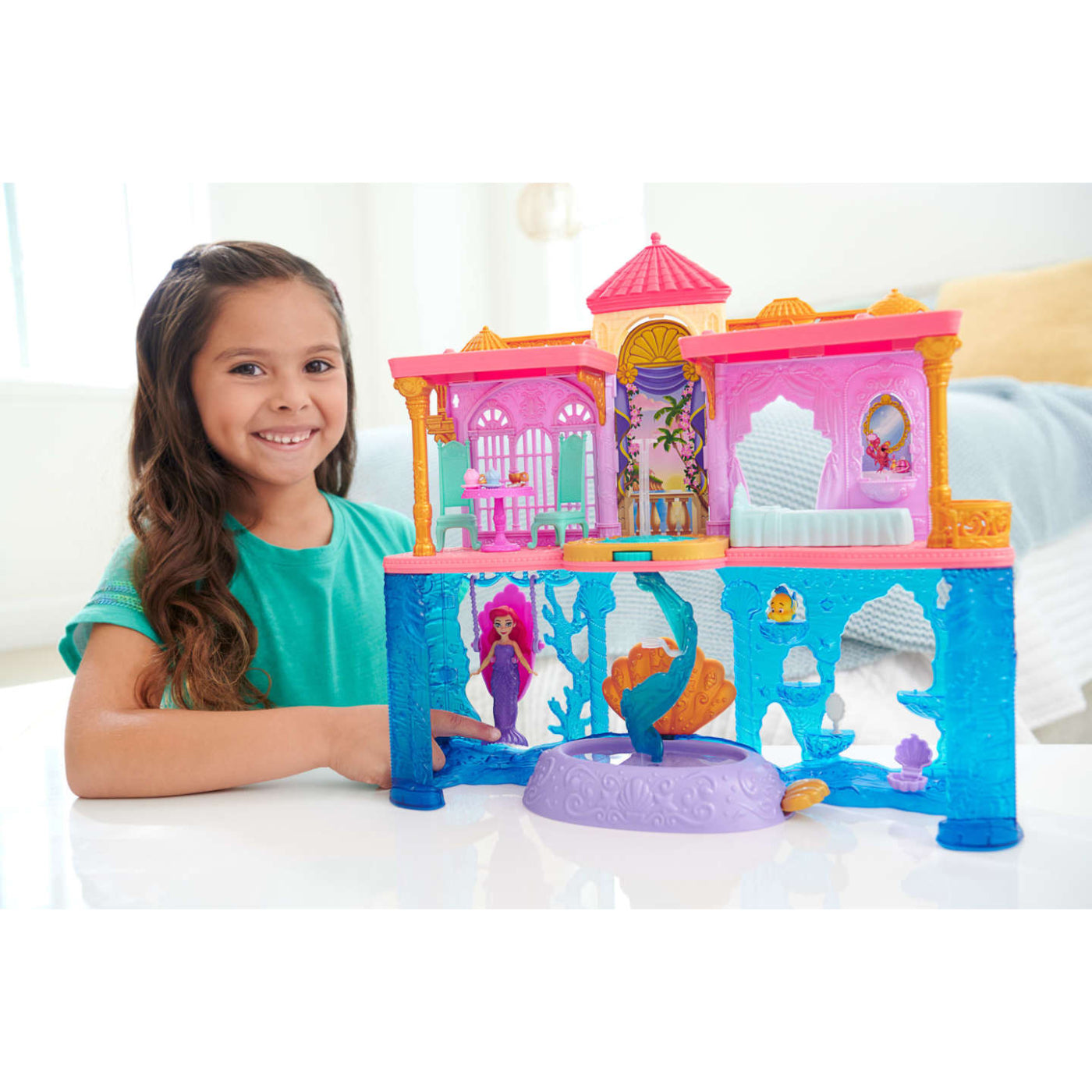 Disney Princess Arielâ€™s Land and Sea Stacking Castle Playset