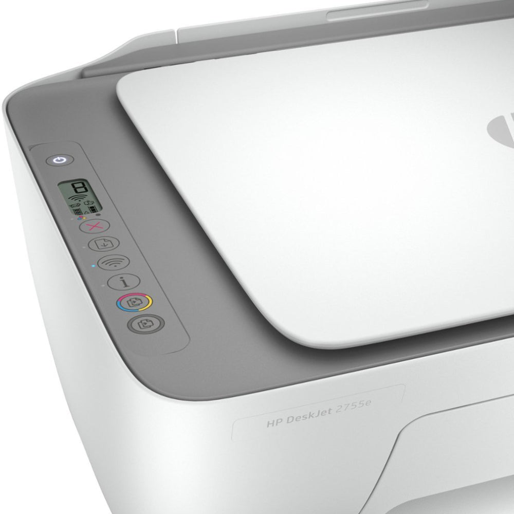 HP DeskJet 2755e All-in-One Wireless Color Inkjet Printer - White - Curacao