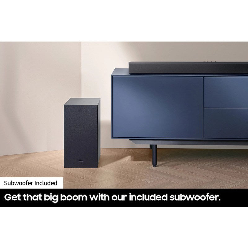 Samsung HW-C450/ZA B-series 2.1-Channel DTS Virtual:X Soundbar System with Subwoofer - Titan Black