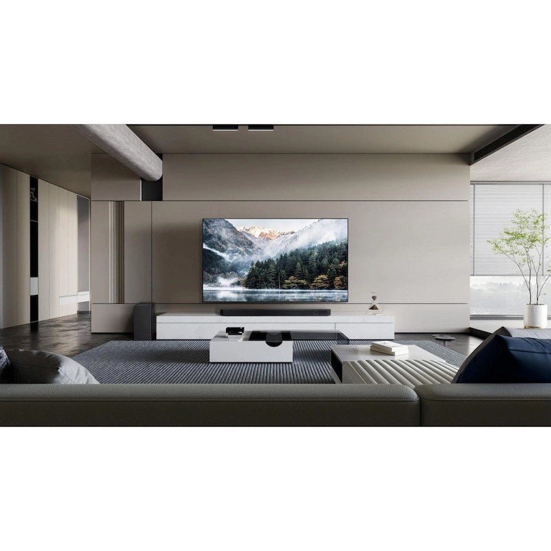 Barra de sonido Samsung HW-Q800D/ZA Serie Q de 5.1.2 canales con subwoofer y sistema Dolby Atmos, color negro